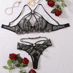 Lace embroidery brings together sexy lingerie and underwear set - Image 5