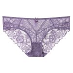 Sexy Lace Underwear Women Ultra-thin Breathable Comfortable Plus Size Panties Cotton Crotch Mid-waist Triangle Briefs - Image 7