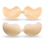 Invisible thin mango cup chest patch gathered bra - Image 4