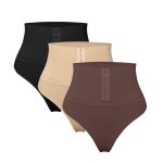 High-Waisted Shaping Pants for Women, Strong Butt-Lifting, Waist-Cinching, Postpartum, Plus Size, Buttoned Bodysuit, Hip & Belly Slimming, Waist Trainer Pants - Image 5