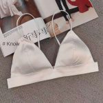 Triangle Cup Bra Summer Thin Strap Satin Wire-Free Bustier Large Chest Minimizer Sexy Lingerie - Image 6