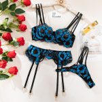 Sexy Floral Embroidered Bra Set - Hollow Out Transparent Lingerie for Women - Image 6