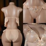 Lace soft cup camisole lingerie set - Image 3
