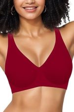 Unmarked Jelly Underwear with No Steel Hoop Gathered Up Ice Silk Outer Enlarged Size Bra - Image 8