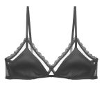 Summer Thin Triangle Cup Smooth Lace Bra Wireless Small Chest Gathering Sexy Lingerie Set - Image 7