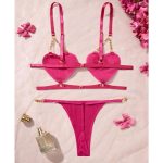 Cross-border Foreign Trade Autumn New Arrival Romantic French Style Sexy Heart-shaped Strap Temptation Lingerie for Women - Image 3